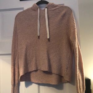 American eagle knit hoodie sweater.